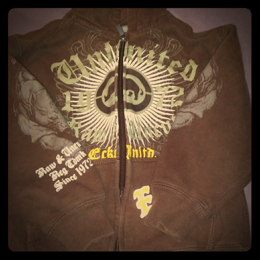 Boys Ekco Unlimited zip up hoodie